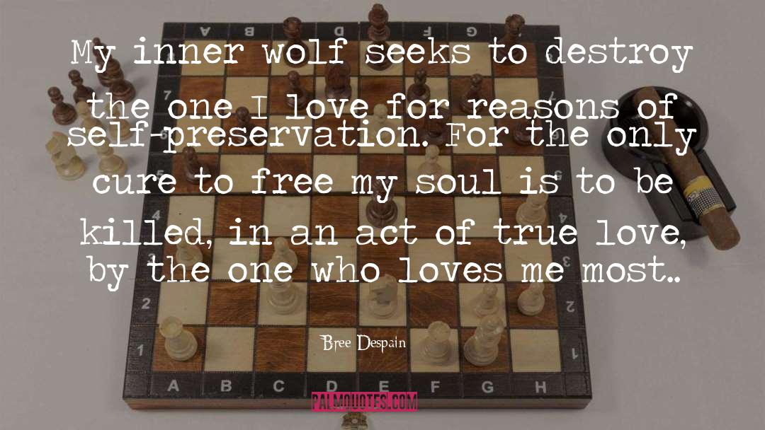 Bree Despain Quotes: My inner wolf seeks to