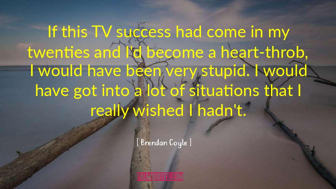 Brendan Coyle Quotes: If this TV success had