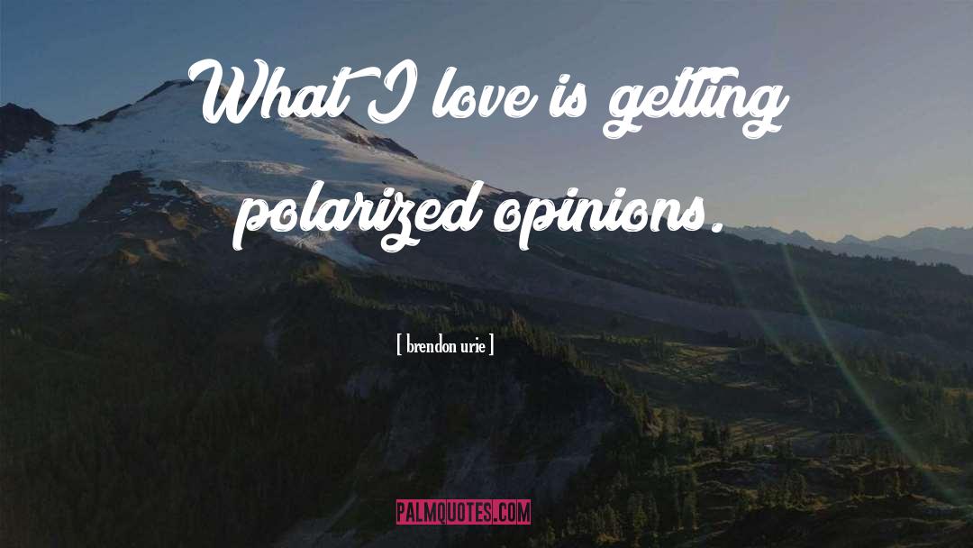 Brendon Urie Quotes: What I love is getting
