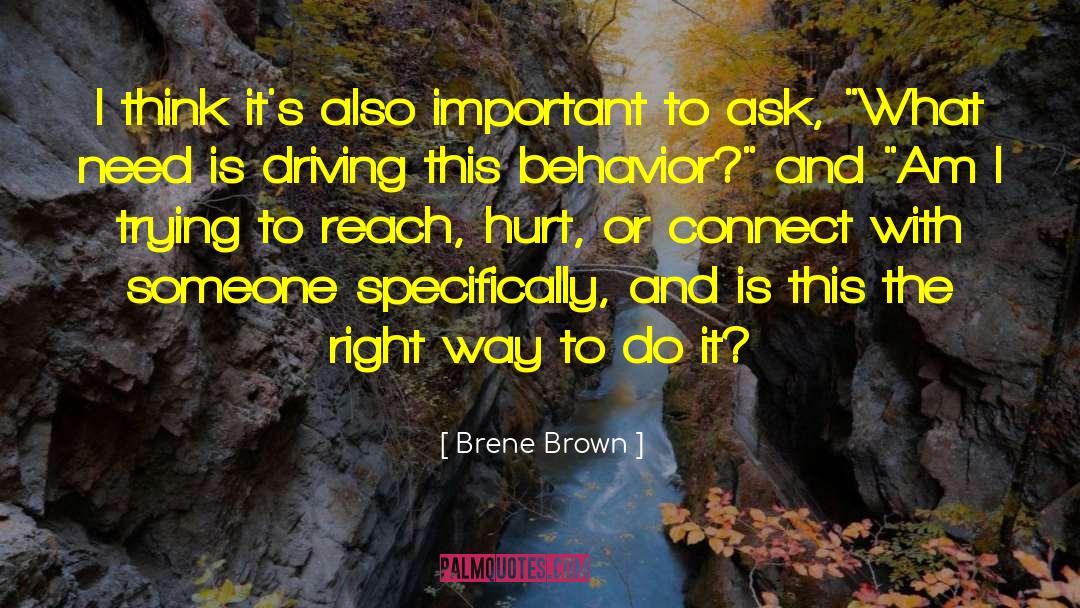 Brene Brown Quotes: I think it's also important