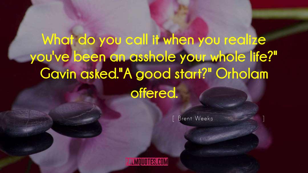 Brent Weeks Quotes: What do you call it