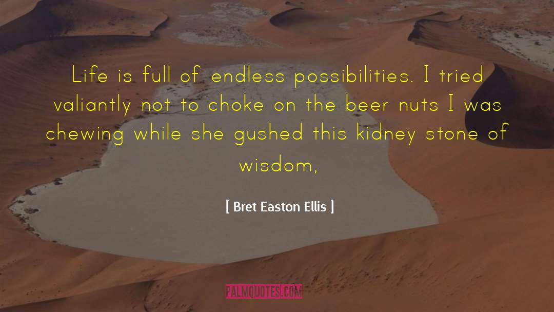 Bret Easton Ellis Quotes: Life is full of endless