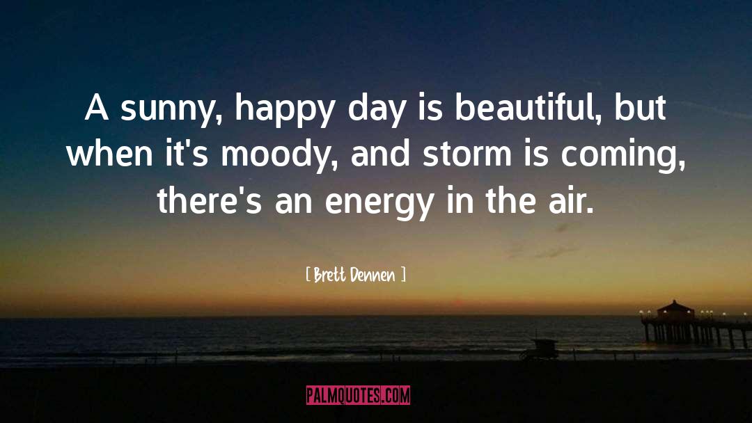 Brett Dennen Quotes: A sunny, happy day is