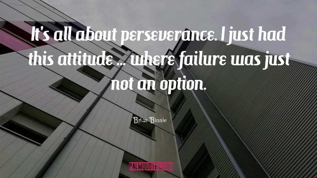 Brian Binnie Quotes: It's all about perseverance. I