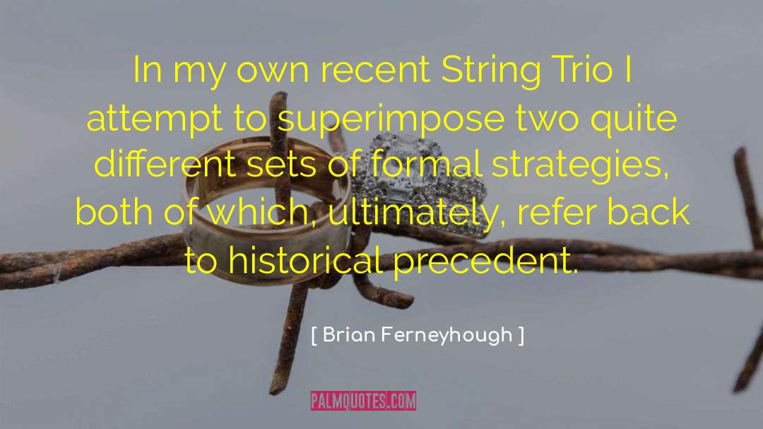 Brian Ferneyhough Quotes: In my own recent String