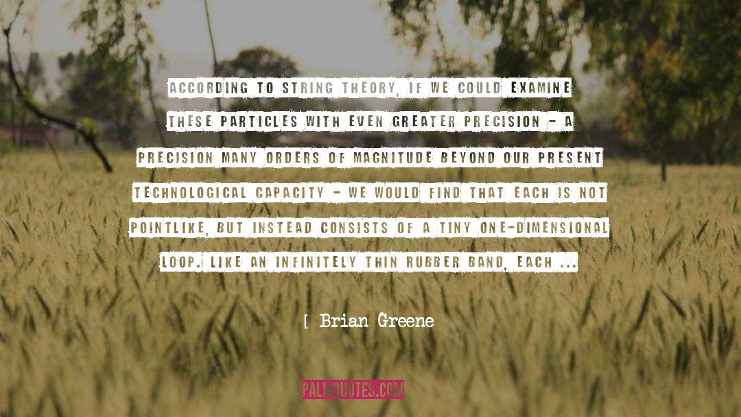 Brian Greene Quotes: According to string theory, if