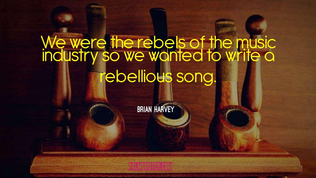 Brian Harvey Quotes: We were the rebels of