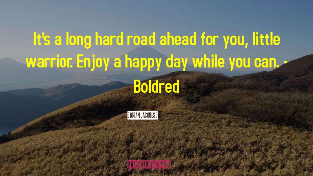 Brian Jacques Quotes: It's a long hard road