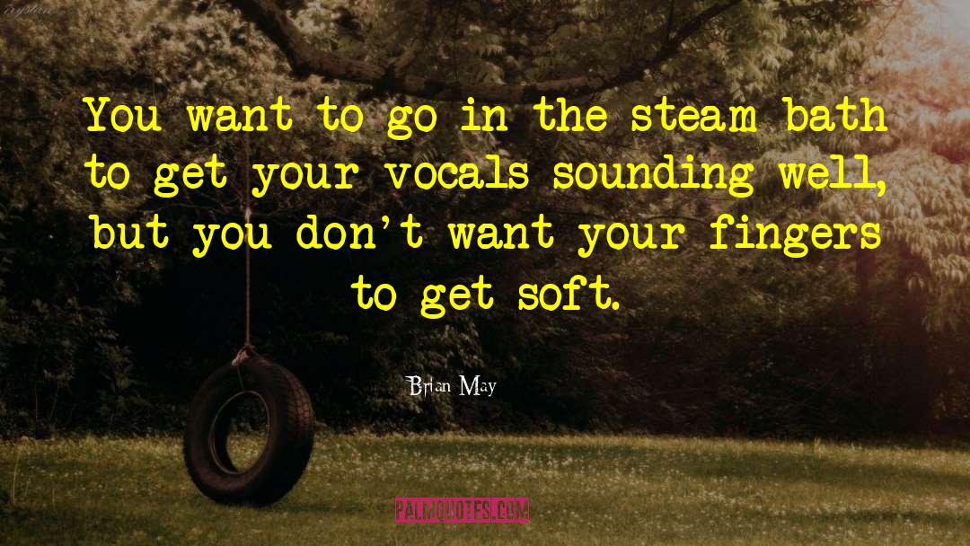 Brian May Quotes: You want to go in