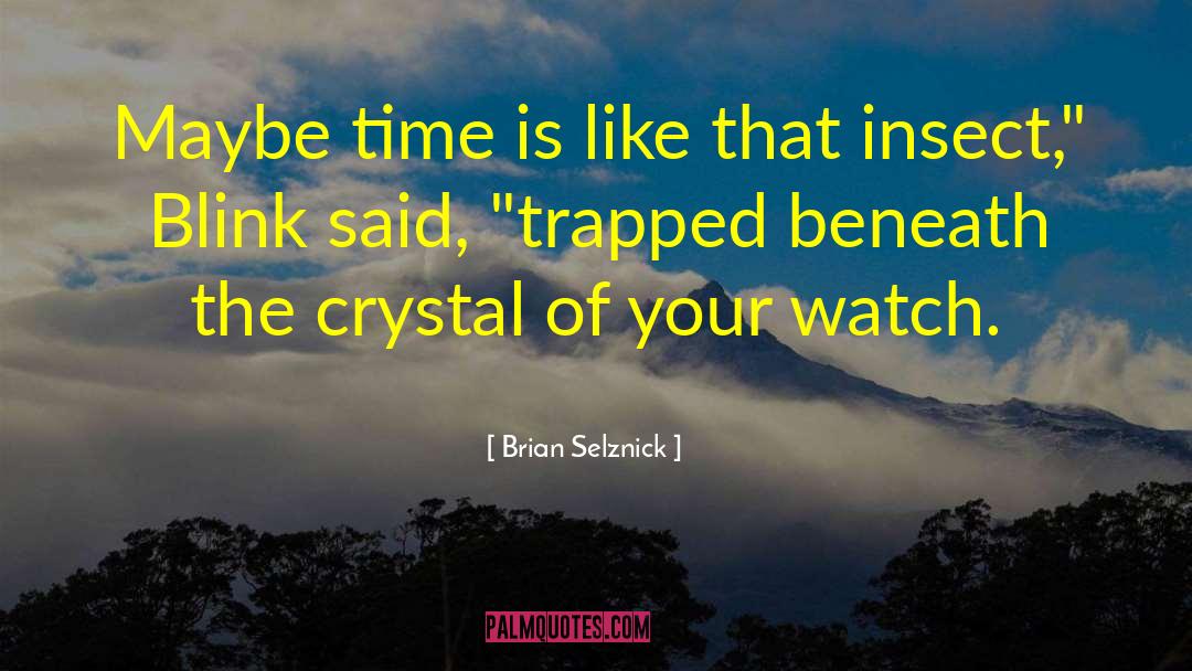 Brian Selznick Quotes: Maybe time is like that