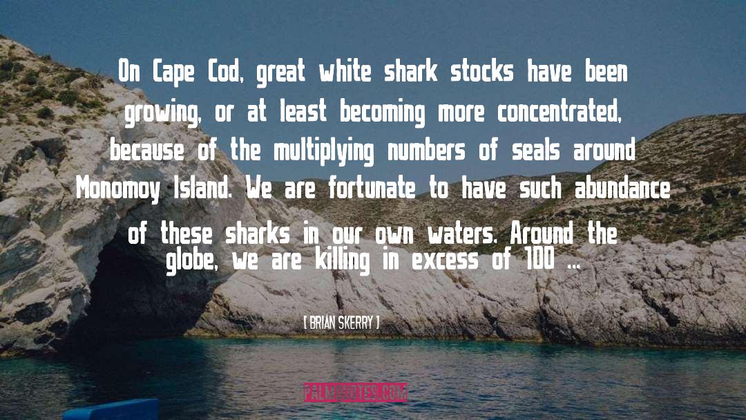 Brian Skerry Quotes: On Cape Cod, great white