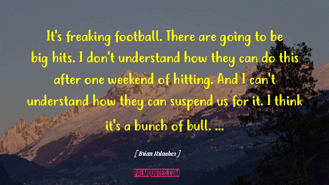 Brian Urlacher Quotes: It's freaking football. There are