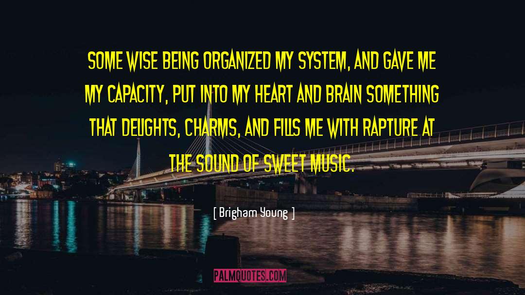 Brigham Young Quotes: Some wise being organized my