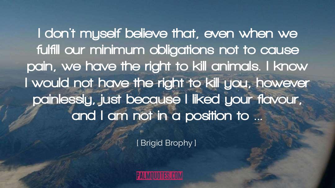 Brigid Brophy Quotes: I don't myself believe that,