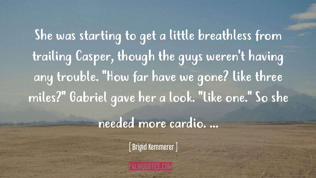 Brigid Kemmerer Quotes: She was starting to get