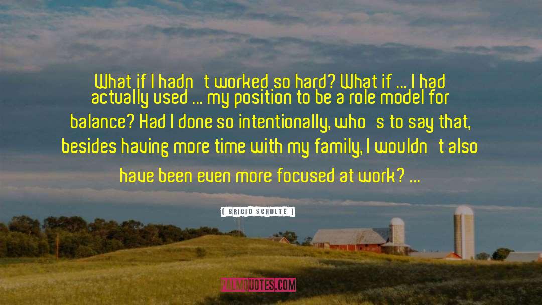 Brigid Schulte Quotes: What if I hadn't worked