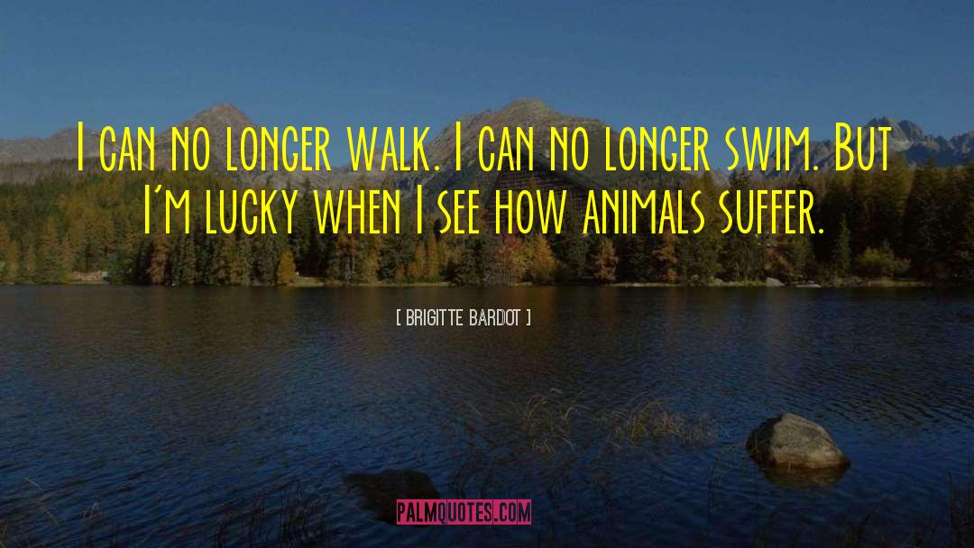 Brigitte Bardot Quotes: I can no longer walk.