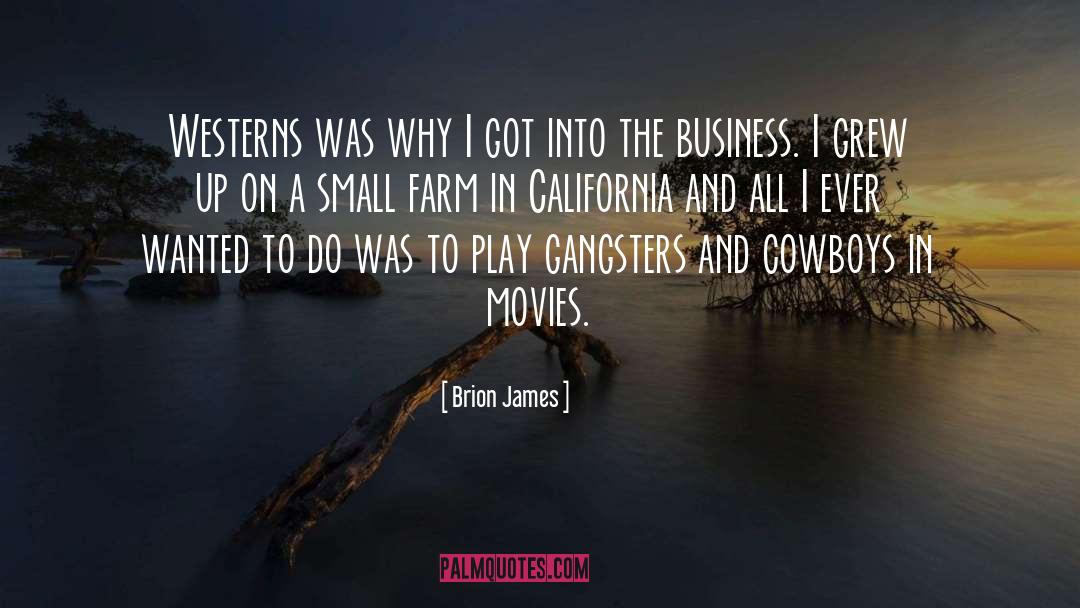 Brion James Quotes: Westerns was why I got