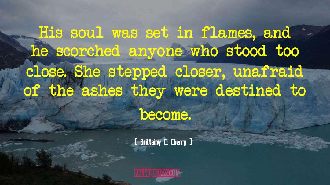 Brittainy C. Cherry Quotes: His soul was set in