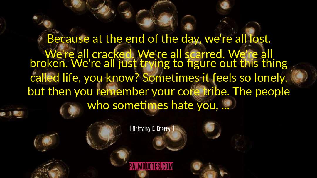 Brittainy C. Cherry Quotes: Because at the end of