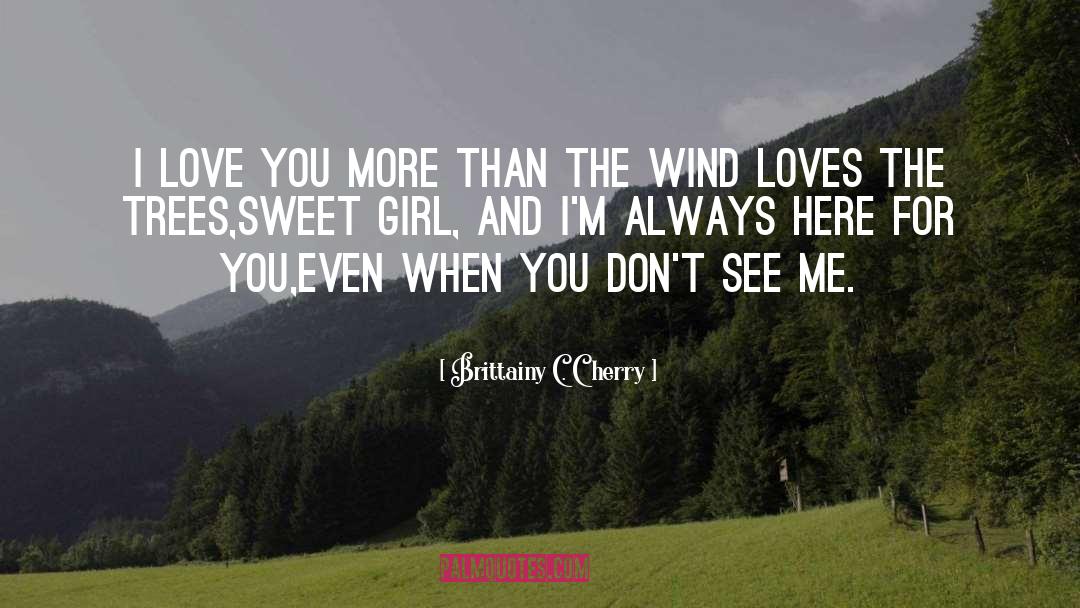 Brittainy C. Cherry Quotes: I love you more than