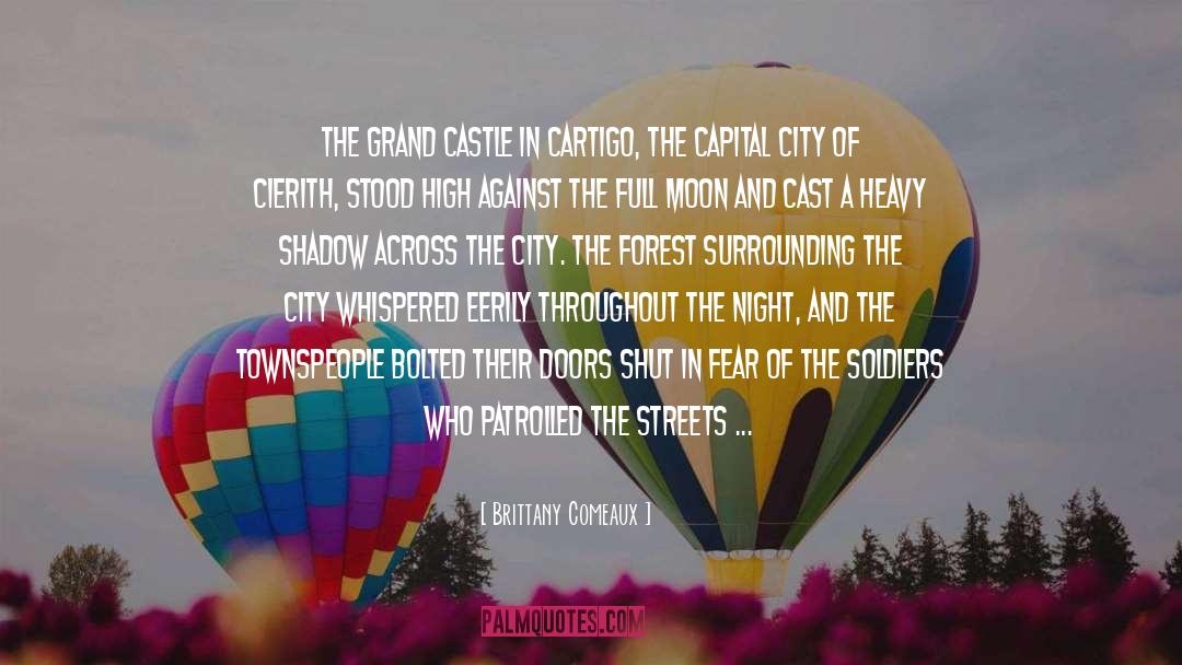 Brittany Comeaux Quotes: The grand castle in Cartigo,