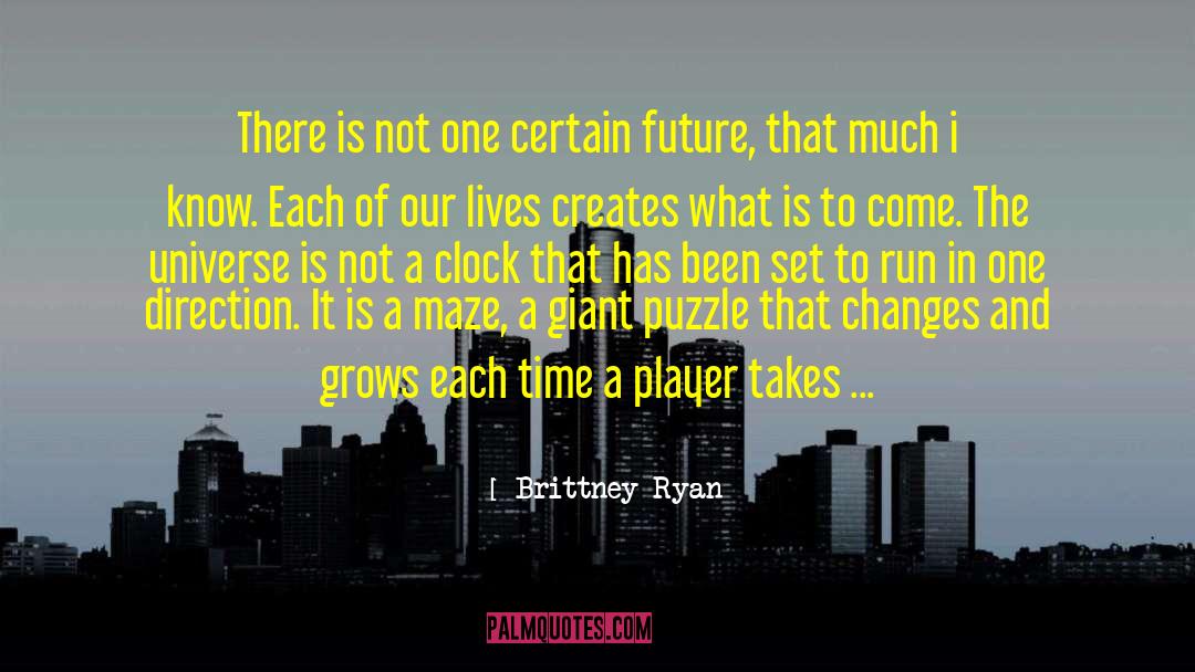 Brittney Ryan Quotes: There is not one certain