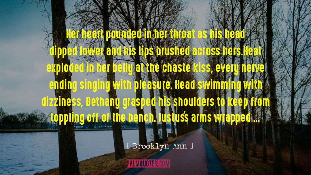 Brooklyn Ann Quotes: Her heart pounded in her