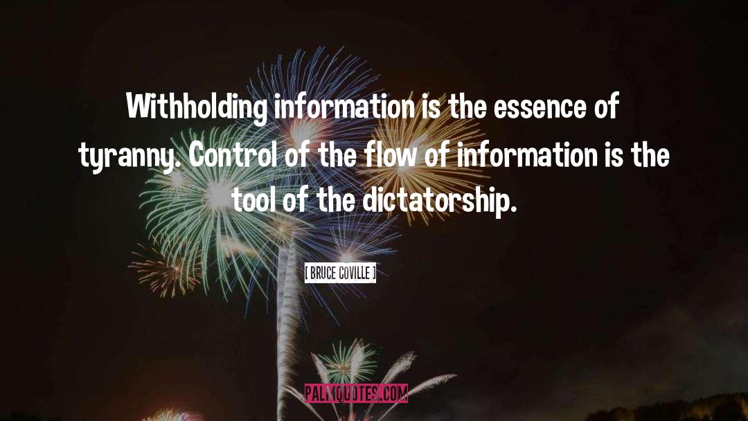 Bruce Coville Quotes: Withholding information is the essence