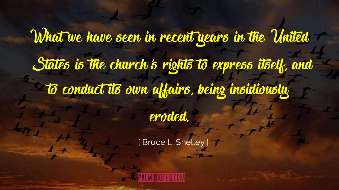 Bruce L. Shelley Quotes: What we have seen in