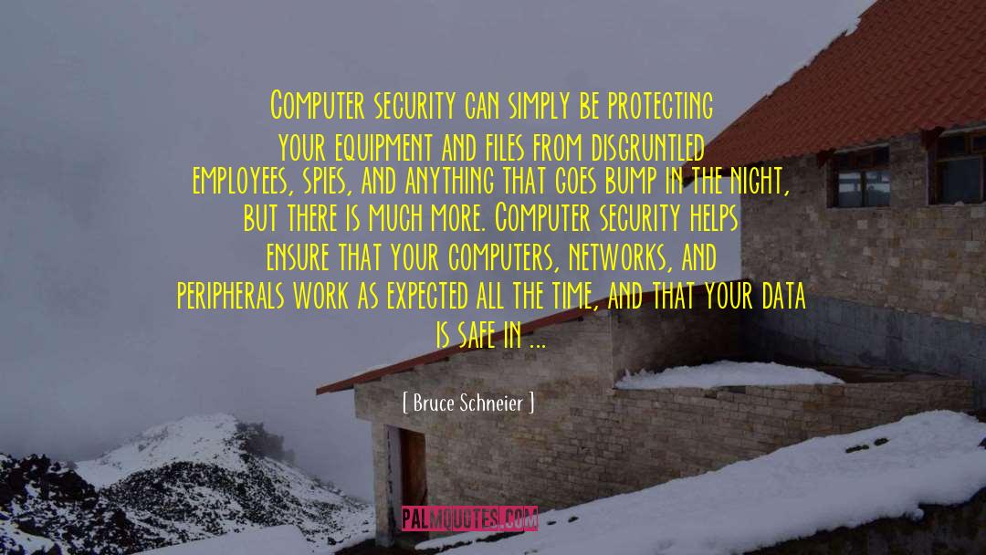Bruce Schneier Quotes: Computer security can simply be