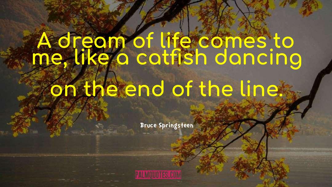 Bruce Springsteen Quotes: A dream of life comes