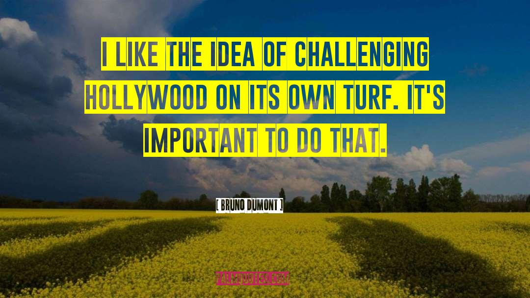 Bruno Dumont Quotes: I like the idea of
