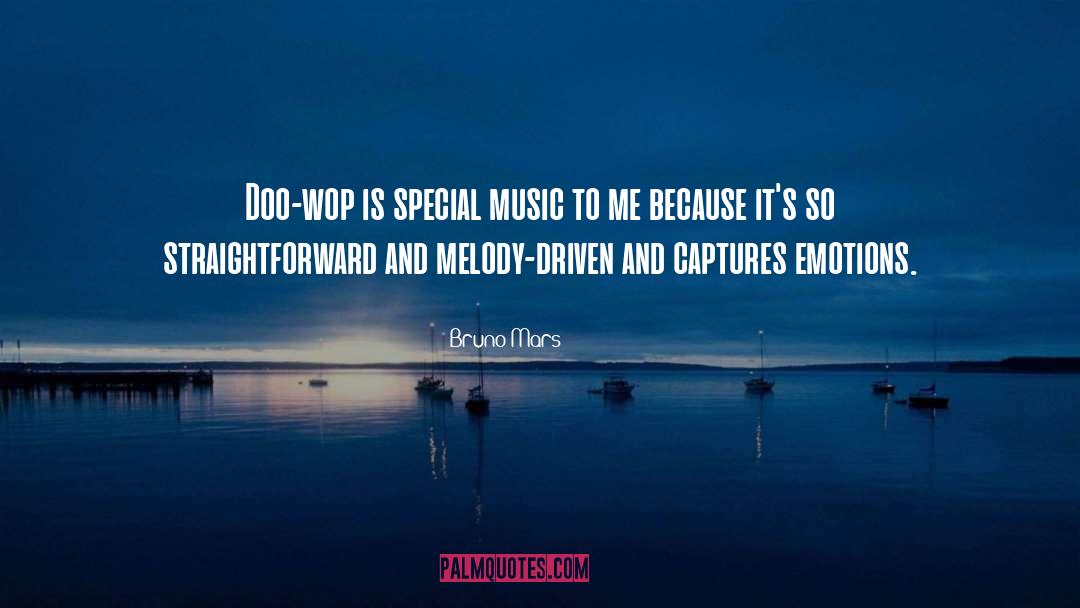 Bruno Mars Quotes: Doo-wop is special music to