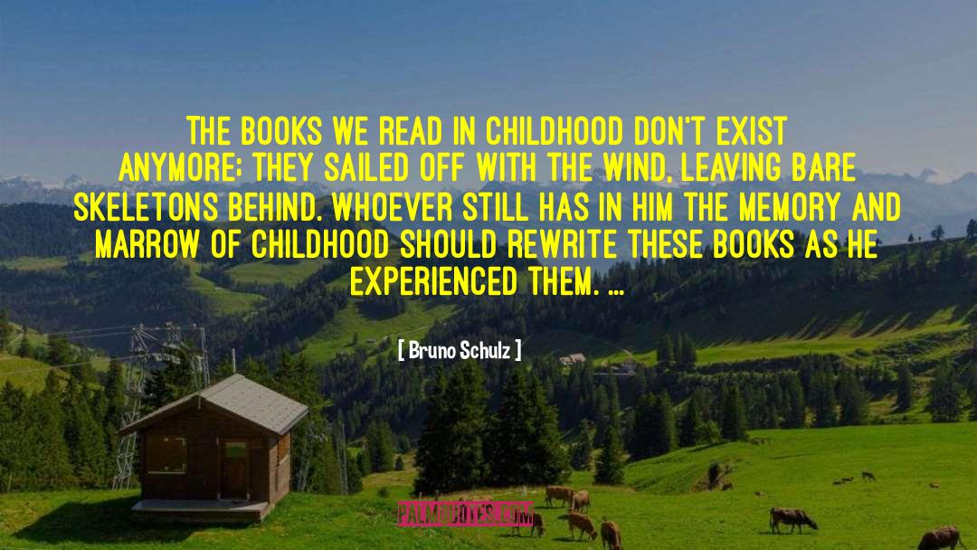 Bruno Schulz Quotes: The books we read in