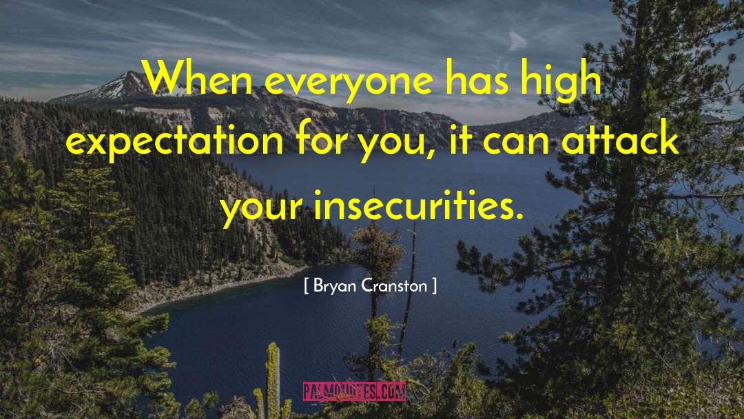 Bryan Cranston Quotes: When everyone has high expectation