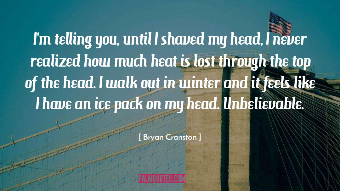 Bryan Cranston Quotes: I'm telling you, until I