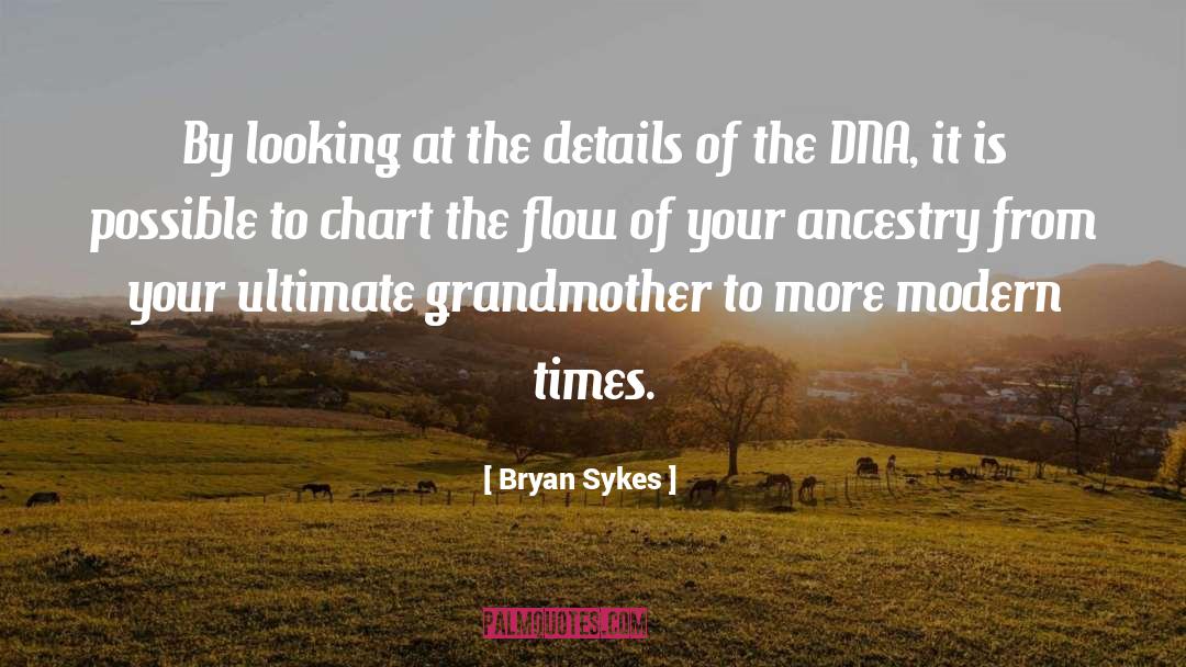 Bryan Sykes Quotes: By looking at the details