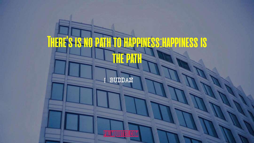 BUDDAH Quotes: There's is no path to