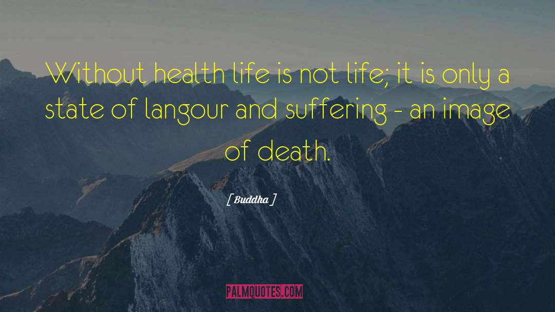 Buddha Quotes: Without health life is not