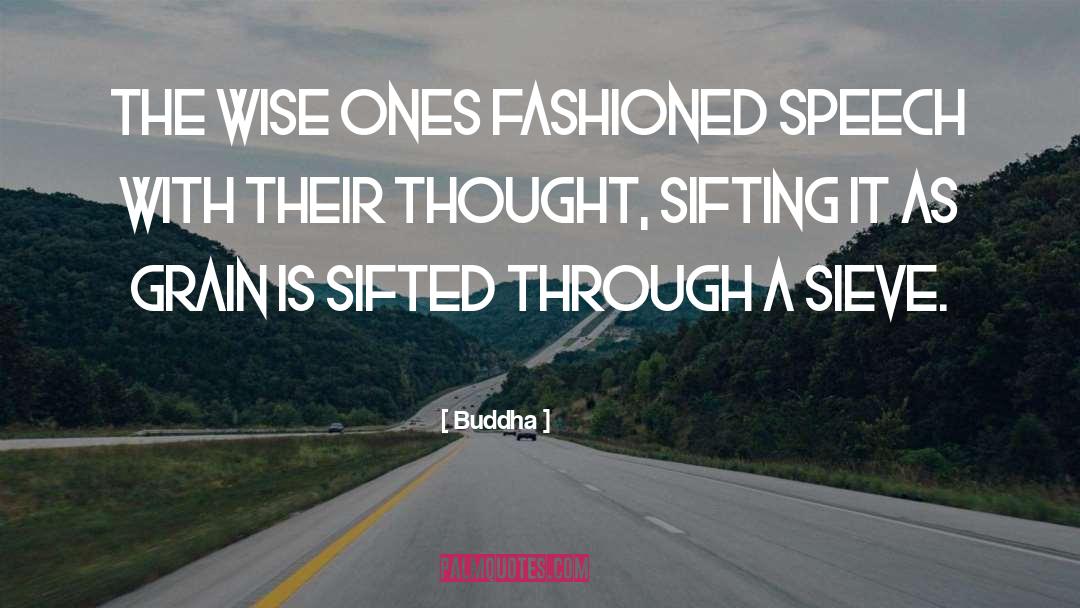 Buddha Quotes: The wise ones fashioned speech