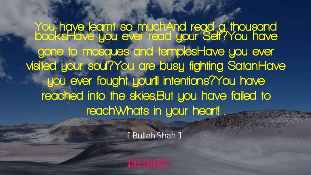 Bulleh Shah Quotes: You have learnt so much<br