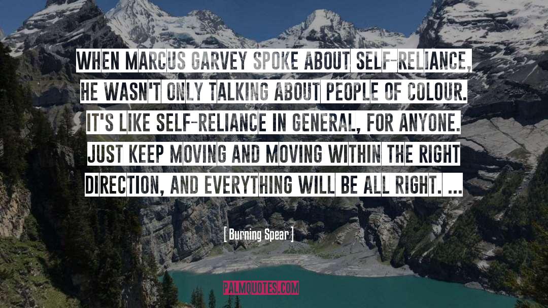 Burning Spear Quotes: When Marcus Garvey spoke about