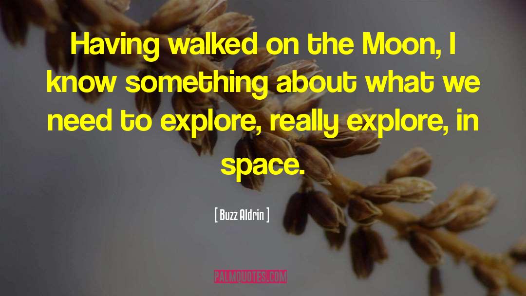 Buzz Aldrin Quotes: Having walked on the Moon,