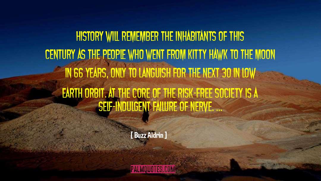 Buzz Aldrin Quotes: History will remember the inhabitants