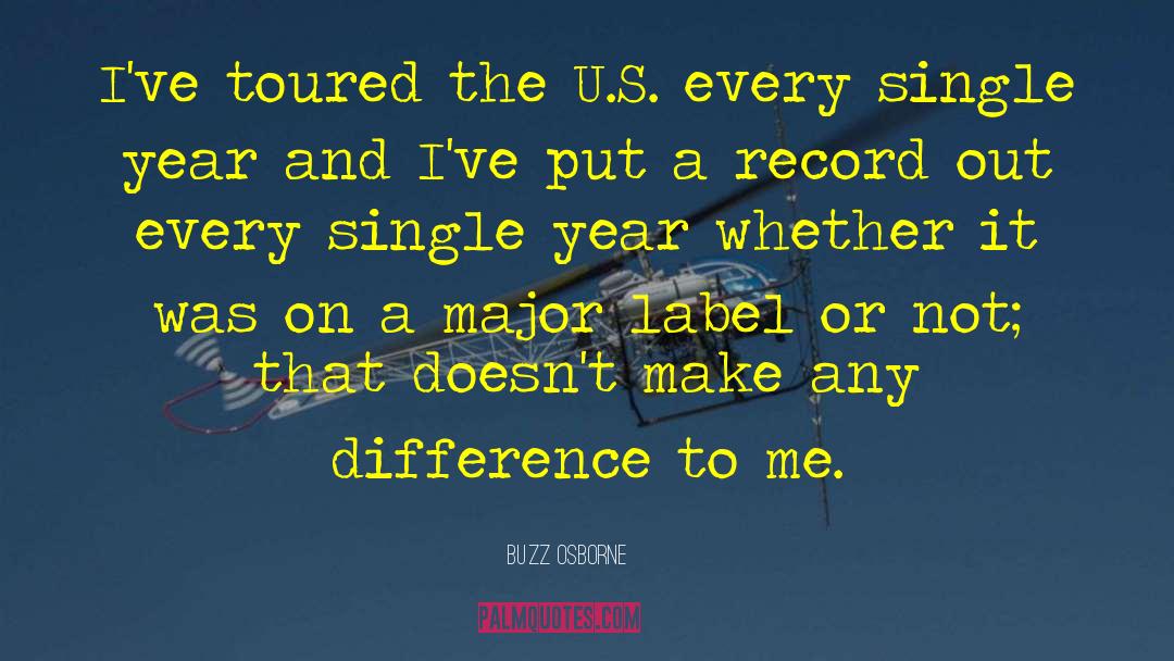 Buzz Osborne Quotes: I've toured the U.S. every
