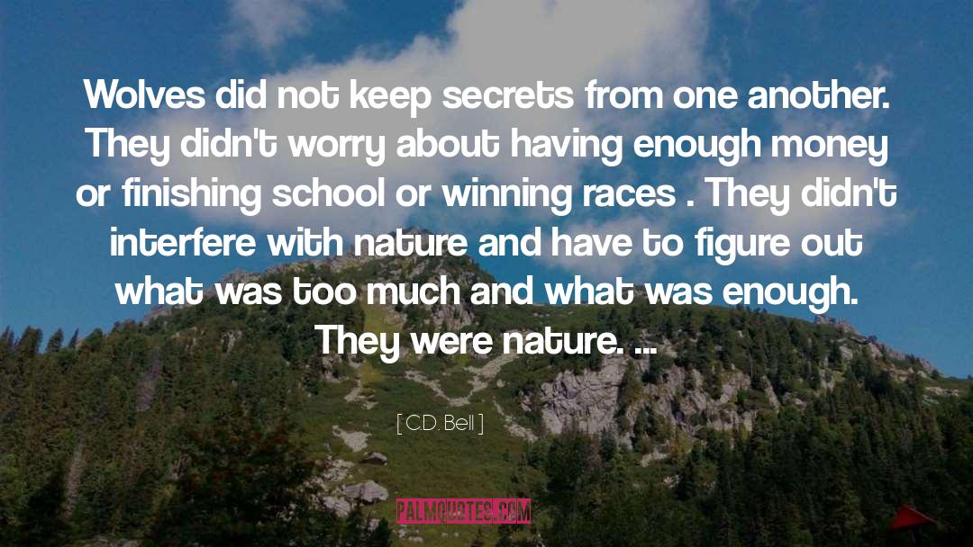 C.D. Bell Quotes: Wolves did not keep secrets
