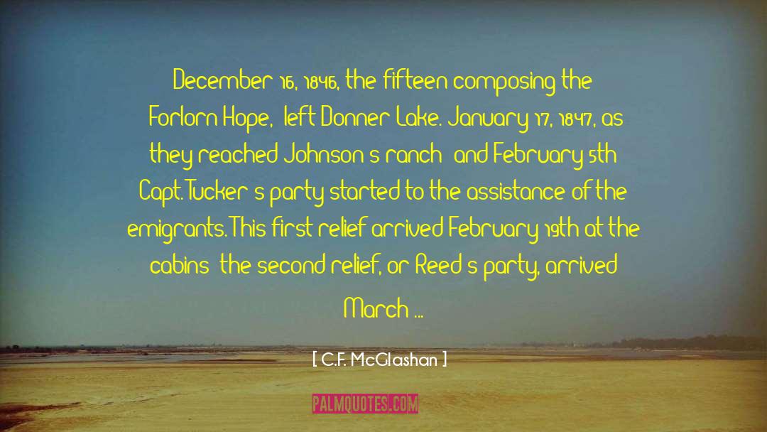 C.F. McGlashan Quotes: December 16, 1846, the fifteen