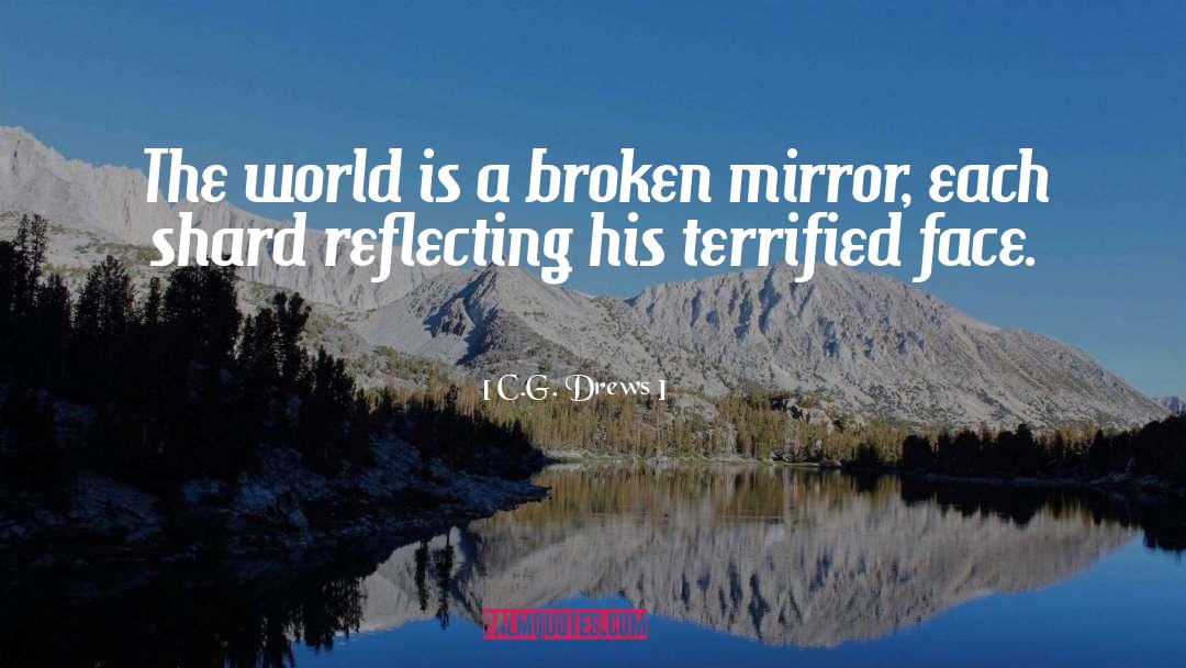 C.G. Drews Quotes: The world is a broken