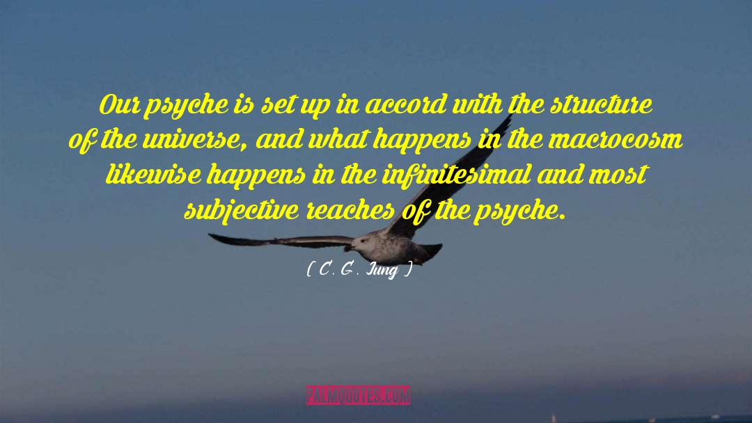 C. G. Jung Quotes: Our psyche is set up